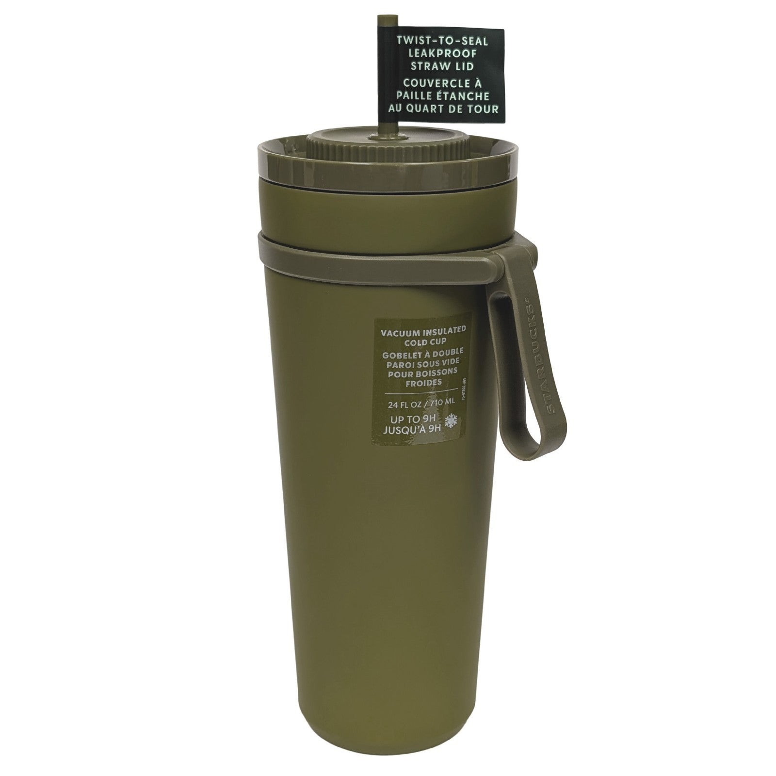 Starbucks Tumbler Vacuum Insulated Cup Leak-proof 24oz Venti Green Retail
