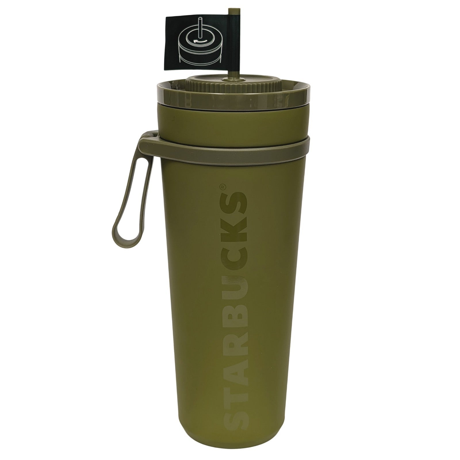 Starbucks Tumbler Vacuum Insulated Cup Leak-proof 24oz Venti Green Retail