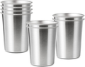8 Pack 6 oz Stainless Steel Cups for Kids, BPA Free Healthy Metal Shatterproof S